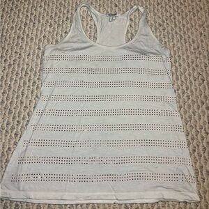 White Studded Tank Top by old navy